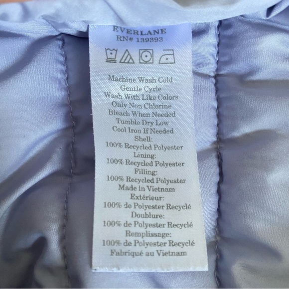 Everlane the renew lightweight puffer lavender - Picture 5 of 5